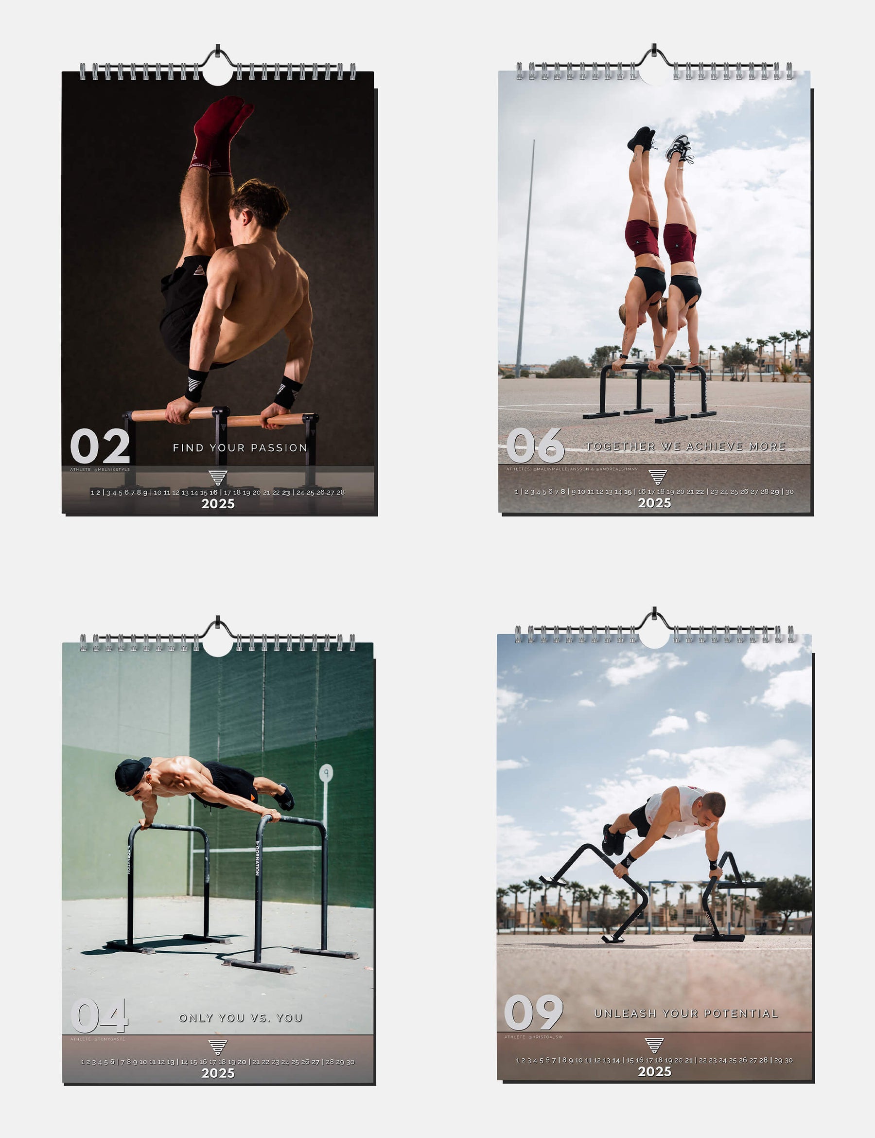 Calendrier Mural de Street Workout 2025