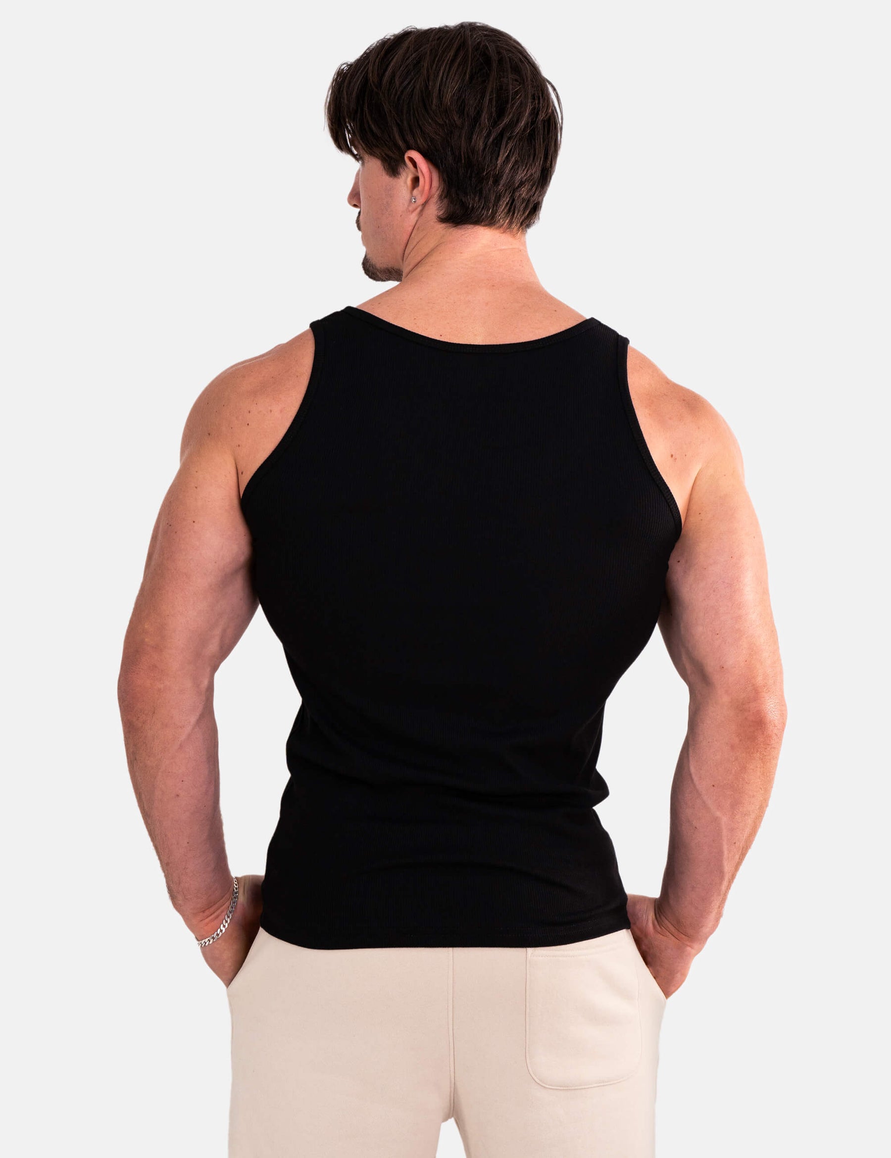 Rib Tank Top Men