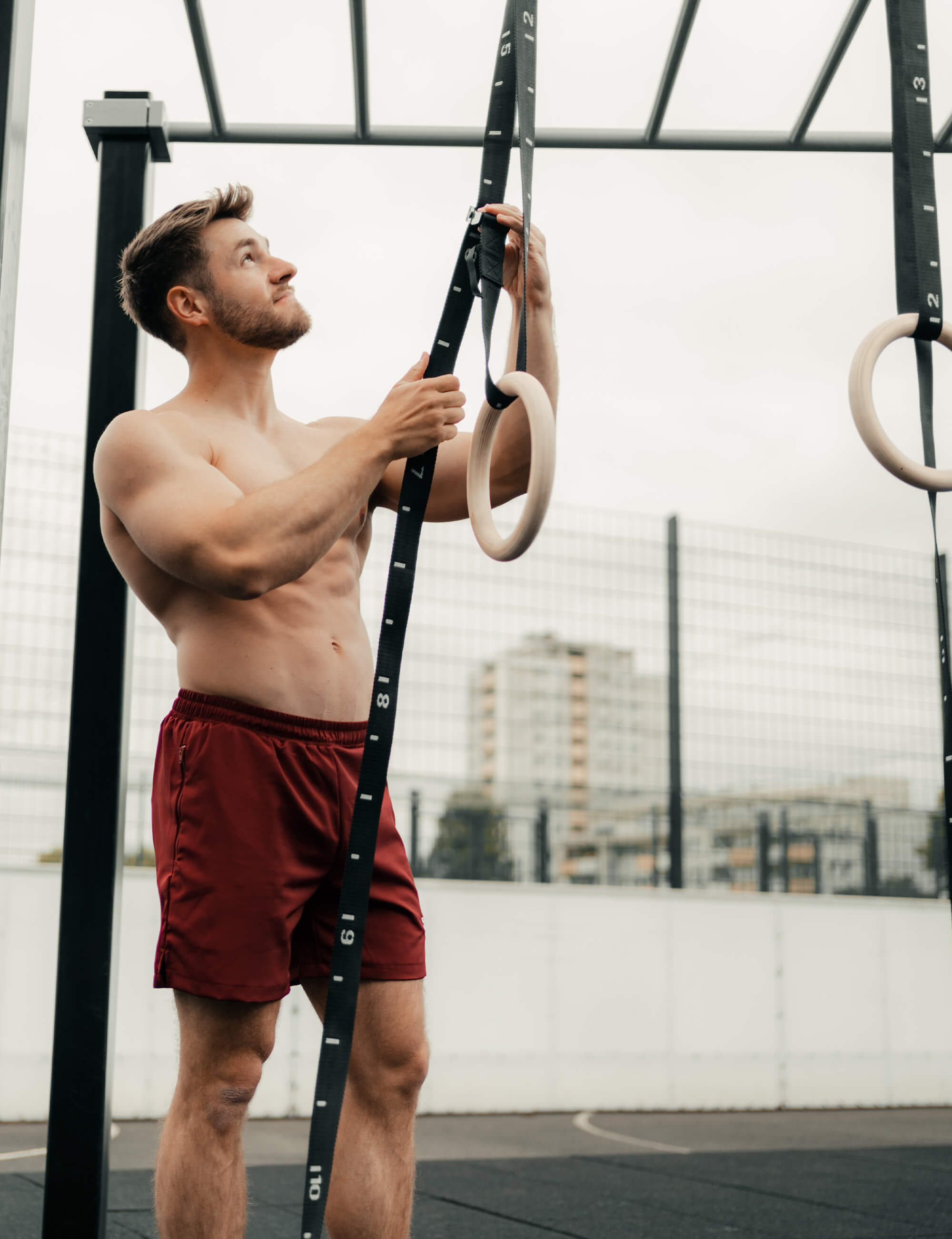 Outdoor gym rings sale