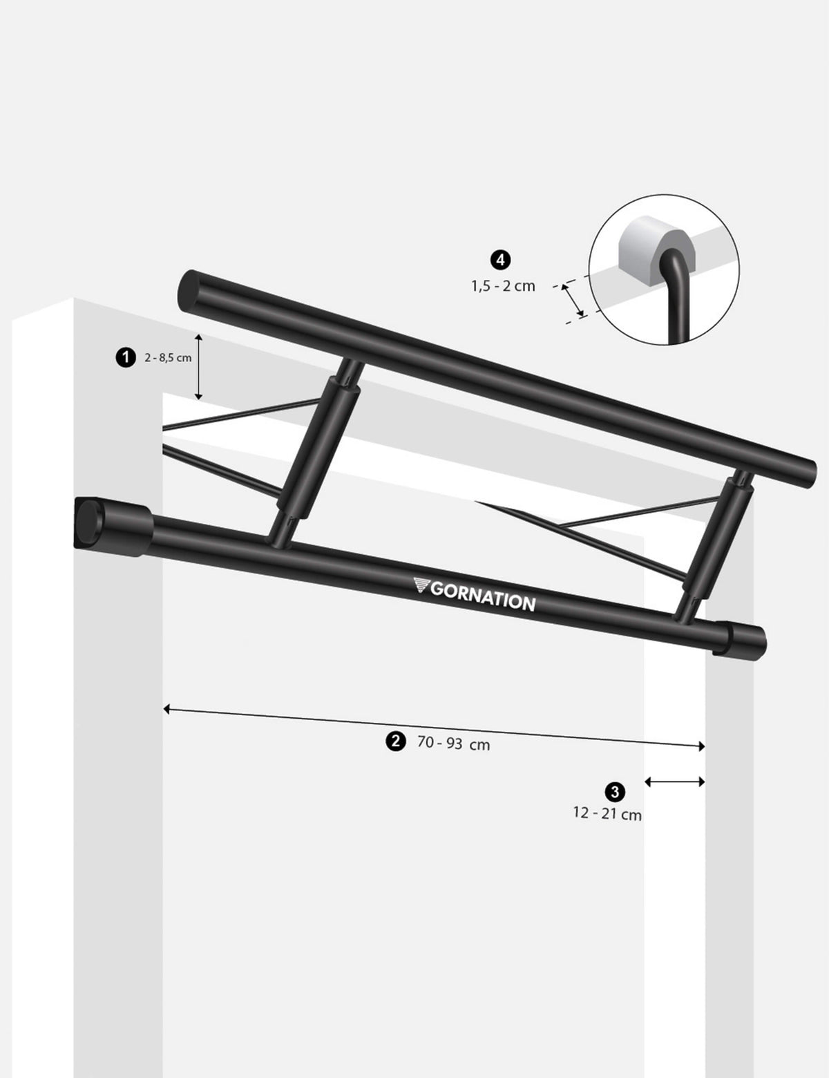 Sbarra per Trazioni da Porta Hook-It